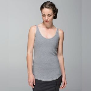 Lululemon Mudra Tank *Heathered Medium Grey Reversible